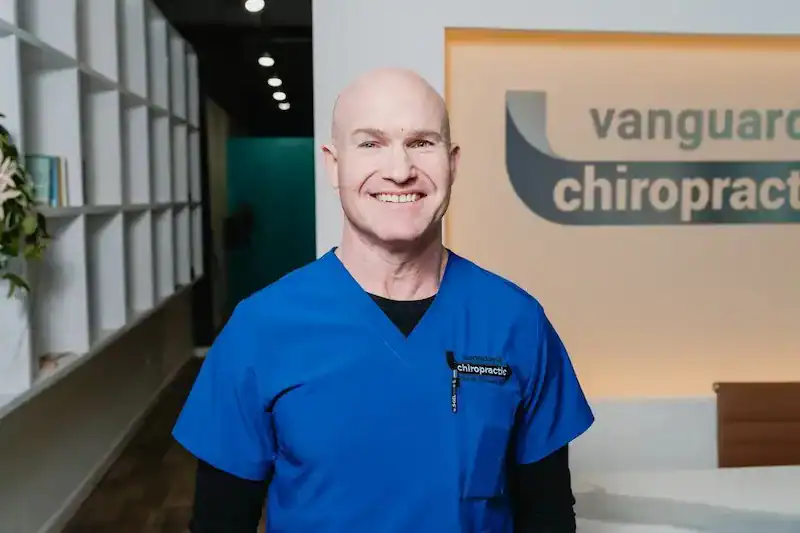 Dr. Jason Forward, DC, owner of Vanguard Chiropractic, a veteran-owned chiropractor in Brookside, Tulsa